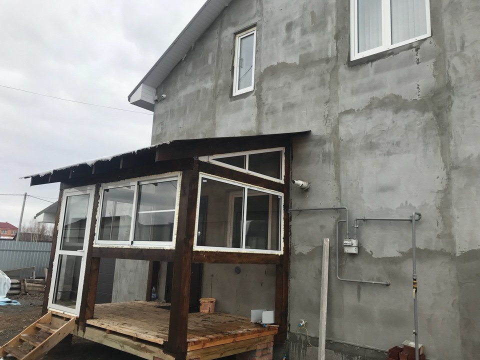 Готовое раздвижное остекление веранды
